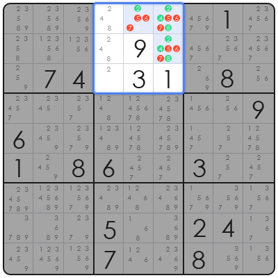 sudoku swordfish method